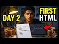 From Zero to Web Developer - Day 2 My First HTML Page
