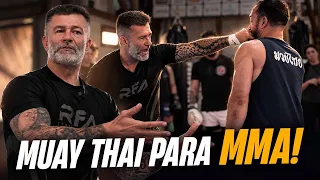 COMO USAR O MUAY THAI NO MMA DE FORMA INTELIGENTE
