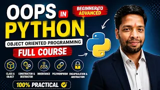 OOPS In Python Full Tutorial in Hindi Complete Object Oriented Programming Course