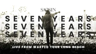 saosin seven years live at warped tour long beach 2025 