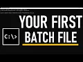 How to Create a SIMPLE Batch File in Windows using CMD