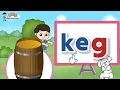 CVC Words Songs for Nursery and Kindergarten Successive Blending Approach English Reading Lesson