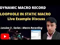 Lesson 3 Macro in Excel in hindi Macro with using Button in excel in hindi