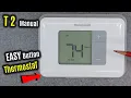 HONEYWELL Home T2 Guide Basic Manual Digital Thermostat So SIMPLE EASY to use