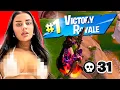 1 KILL REMOVE 1 CLOTHING PIECE ON FORTNITE ft Hannah Marbles