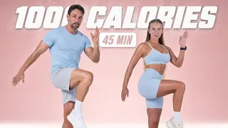 45 Min Cardio HIIT Workout That Burns More Calories Than 10,000 Steps (Low Impact Modifications)