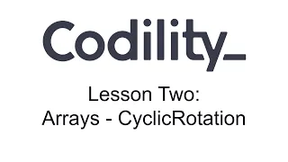 CyclicRotation - Arrays