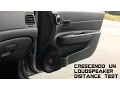 Lagu Crescendo Audio UN Loudspeaker Distance Test