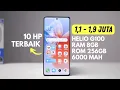 Download Lagu 10 Hp Terbaik 1 Jutaan Helio G100, Ram 8GB, Rom 256GB, Baterai 6000 mAh, Kamera 108Mp, Layar Amoled