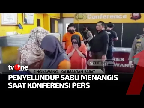 Menyelundupkan Narkoba Ke Lapas, Guru di Singkawang Ini Menangis