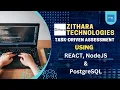 Zithara Technologies - Task React Node JS Application Development with PostgreSQL database