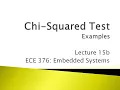 ECE 376 15b Chi Squared Test Examples
