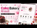 How to Create a Responsive Cake Shop Website Using HTML CSS JavaScript Bakery Website Template