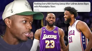 Ranking Every NBA Team s Starting 5