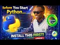 Before You Start Python Install This FIRST Anaconda Setup Guide Lesson 1