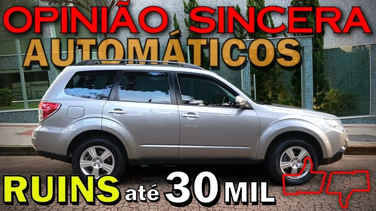 Lista com os PIORES modelos de câmbio automático até R$ 30 mil! Carros que não valem a pena em 2022