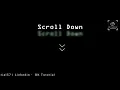 Scroll down Arrow By