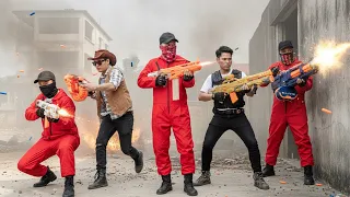 LTT Game Nerf Guns : SEAL X Nerf Guns Fight The Crimson Guard In A High Stakes Crime Pursuit