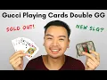 I SPENT 300 ON PLAYING CARDS Gucci Ophidia Playing Cards Case Turns Into SLG