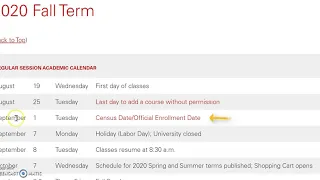 Navigating the Academic Calendar