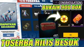 BUKAIN 900 BOX BATU INCU! BESOK TOSERBA SERBA MURAH RILIS! BAHAS LENGKAP! #FREEFIRE