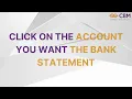 HOW TO TAKE STATEMENT FROM CBM DIGITAL