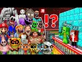 ALL SCARY MONSTERS VS JJ and Mikey Security House Battle in Minecraft - Maizen JJ Mikey