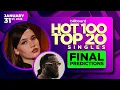 Lagu Final Predictions | Billboard Hot 100, Top 20 Singles | January 31st, 2026
