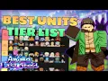 NEW *BEST* Units Tier List in Anime Last Stand... (RE:ZERO UPDATE 75)