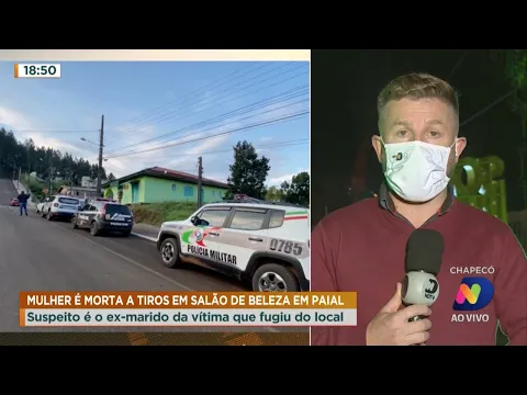 Mulher é morta a tiros em salão de beleza em Paial: Suspeito do crime é o ex-marido