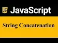 String Concatenation in JavaScript Hindi