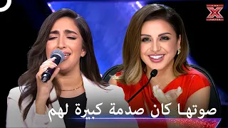 راغب علامة يمسح دموعها وانغام معجبة جدا    اكس فاكتور الموسم   دندنها