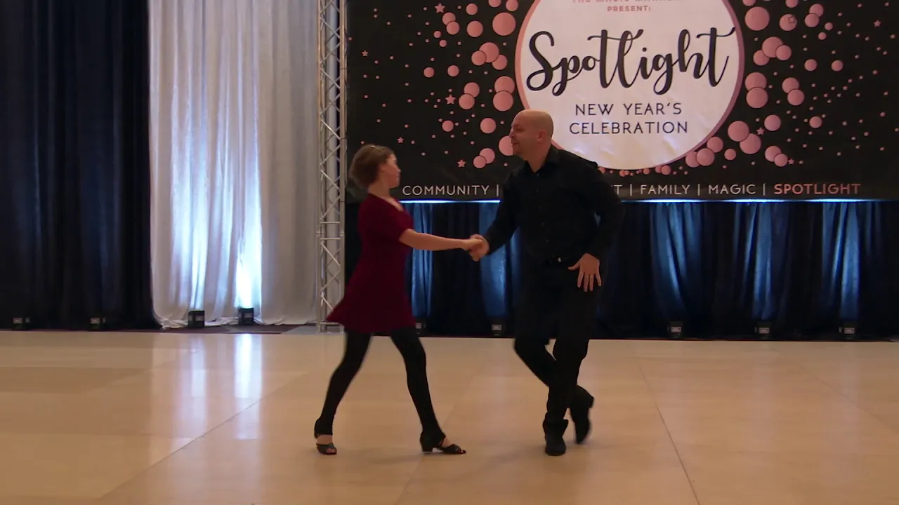 Spotlight New Years 2019 2020 Pro Am Open Routine Lily Auclair with Matt Auclair