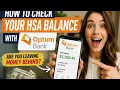 How to check your HSA balance with Optum Bank
