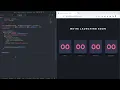 Launch Countdown Timer using HTML CSS JavaScript Frontend Mentor Challenge
