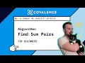 Conquer the JavaScript Interview Find Sum Pairs Beginner Skill Level