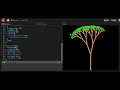 p5 js - Fractal Tree