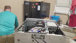 Kenmore Elite Front Load Washing Machine 271F1206 - simple leak fix