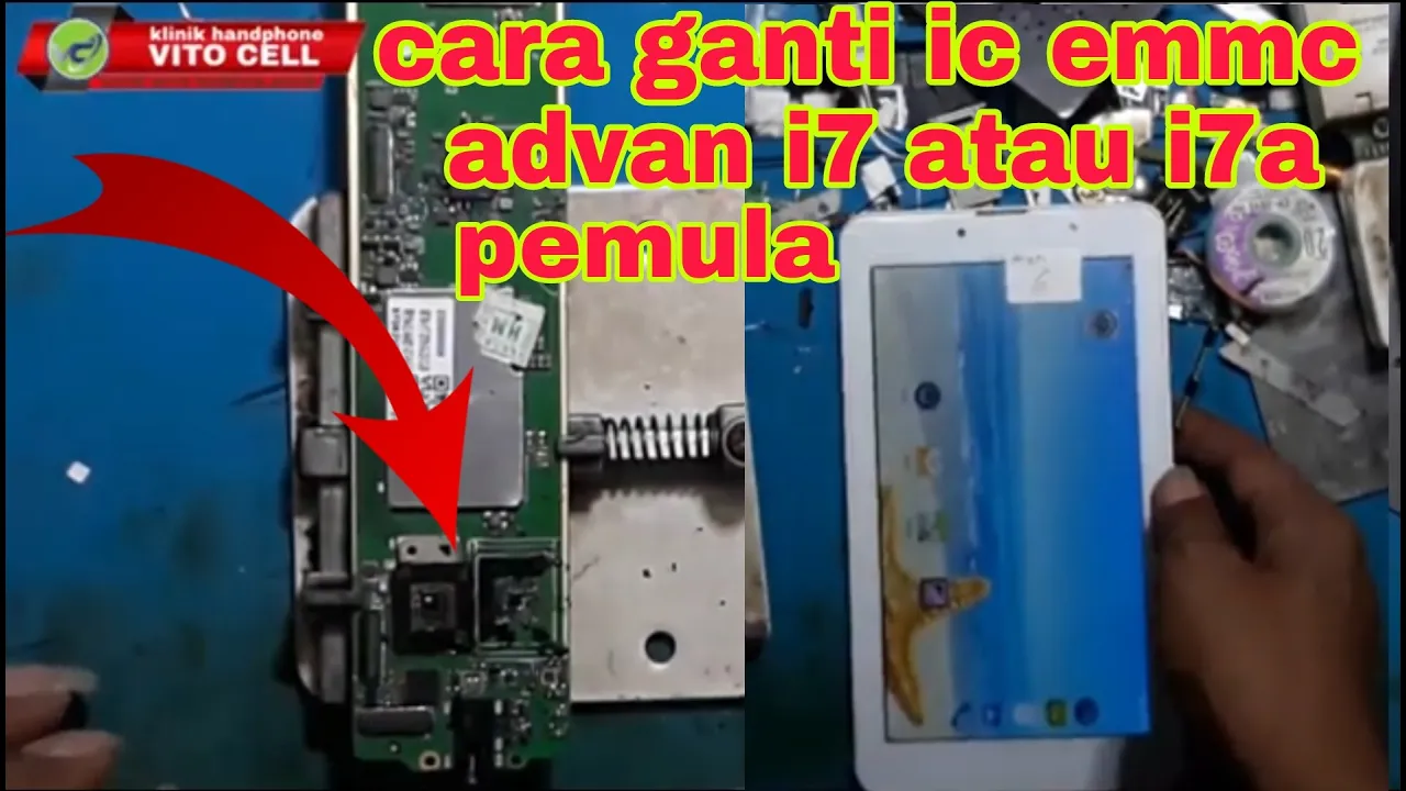 Solusi Tablet ADVAN I7A mati total