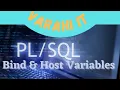 Oracle PLSQL Bind Host Variables VARAHI IT