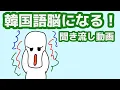 Download Lagu 【韓国語】韓国語脳になる聞き流し動画95