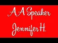 Hilarious AA Speaker Jennifer H - I Used to Have a Skid Row Soul