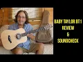 Baby Taylor BT 1 Review and Sound Check