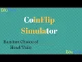 CoinFlip Simulation In JAVA