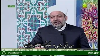 من أي شيء خ ل ق ت الحيوانات 
