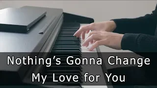 nothings gonna change my love for you piano cover by riyandi kusuma 