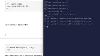 Tiny Python Projects Ch 12 Pt 2 Making random choices