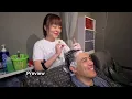ASMR 🔥 I couldn't stay awake! Full Service Barbershop Massage in Vietnam