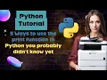 5 Ways to use the print function in Python you probably didn t know yet