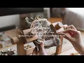 Lagu Visual Diary #93 | Feeling of Autumn🍂 | Organizing Craft Supplies \u0026 Making Embroidered Pouch